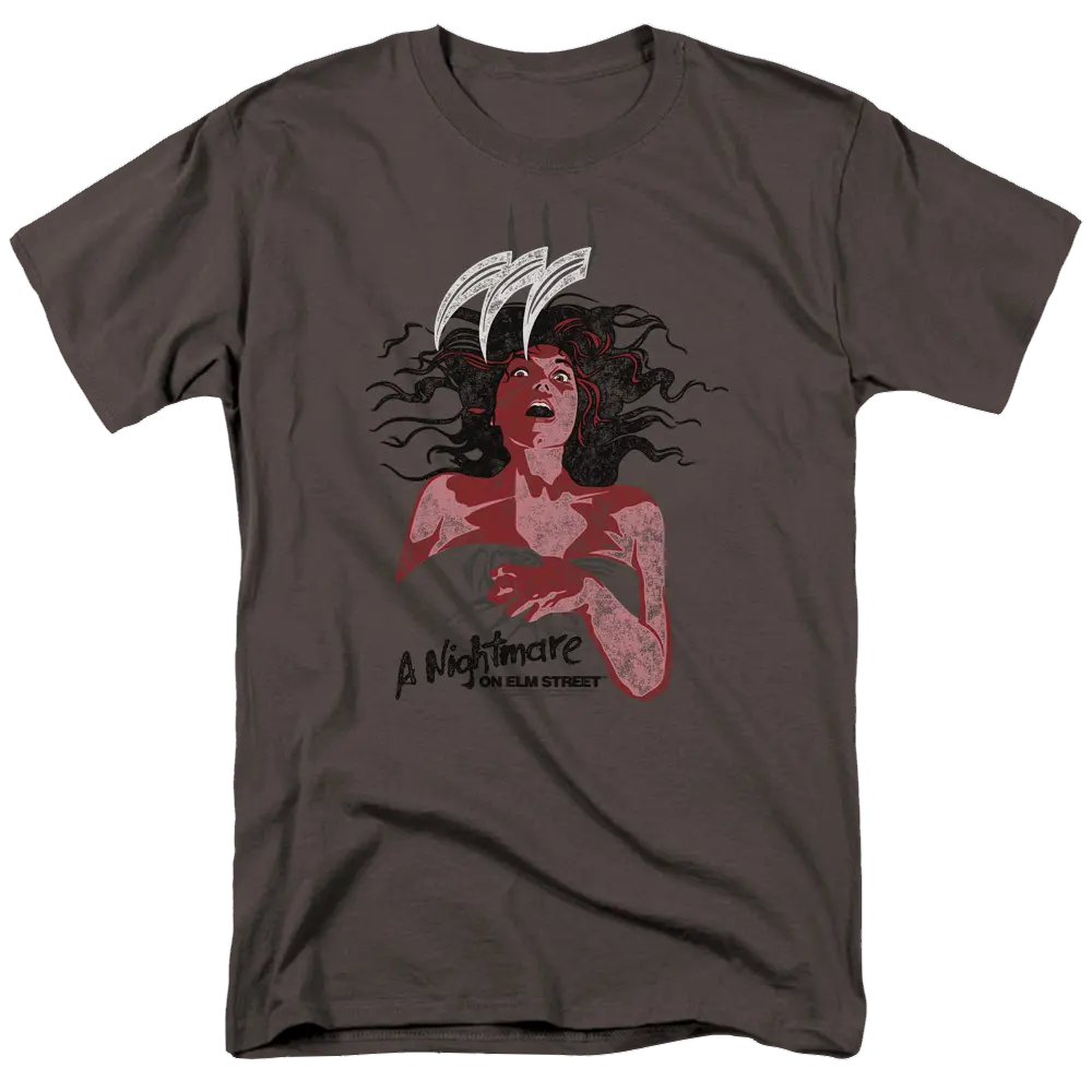 A Nightmare on Elm Street Illustrated European Poster - Men's Regular Fit T-Shirt A Nightmare on Elm Street