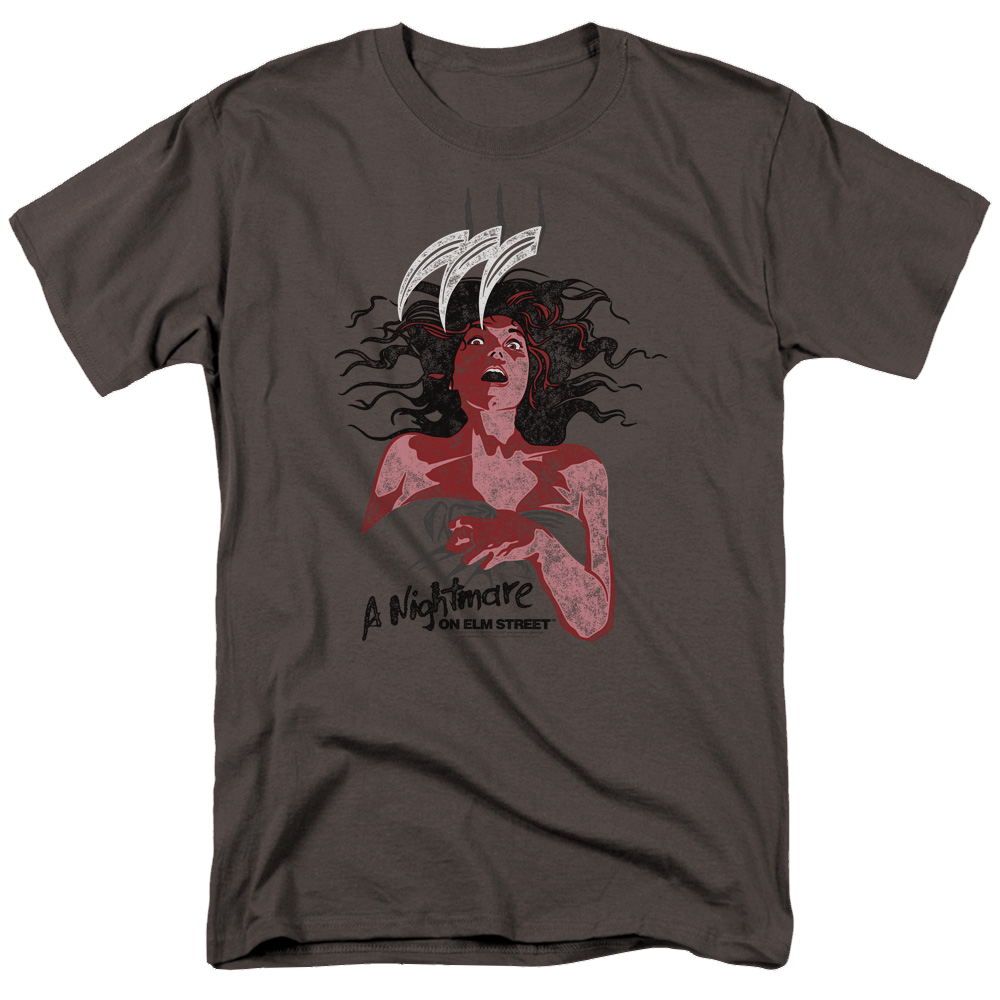 A Nightmare on Elm Street Illustrated European Poster - Men's Regular Fit T-Shirt Men's Regular Fit T-Shirt A Nightmare on Elm Street