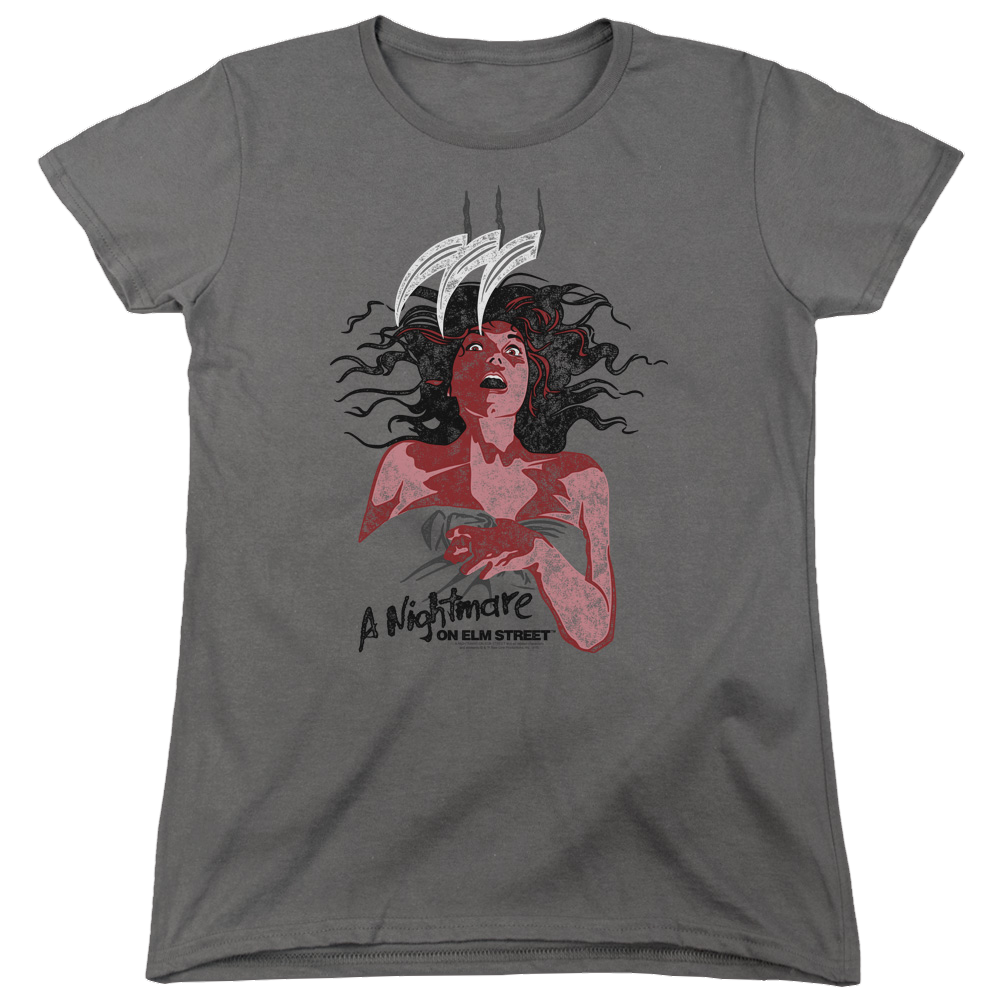 A Nightmare on Elm Street Illustrated European Poster - Women's T-Shirt Women's T-Shirt A Nightmare on Elm Street