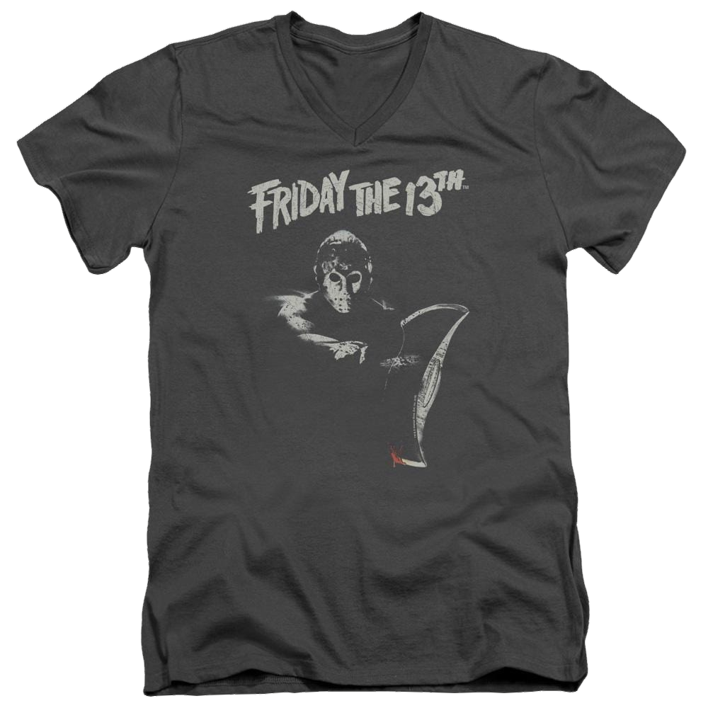 Friday The 13th Ax - Men's V-Neck T-Shirt Men's V-Neck T-Shirt Friday The 13th