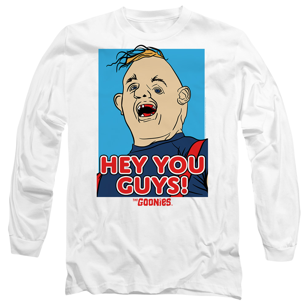 Goonies, The Sloth Hey You Guys - Men's Long Sleeve T-Shirt Men's Long Sleeve T-Shirt The Goonies