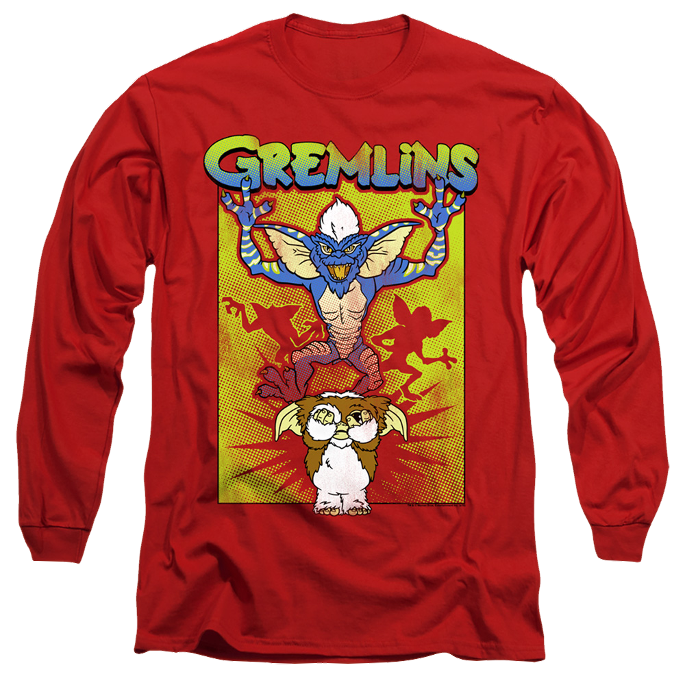 Gremlins Be Afraid Unisex Adult Long-Sleeve T Shirt Men's Long Sleeve T-Shirt Gremlins
