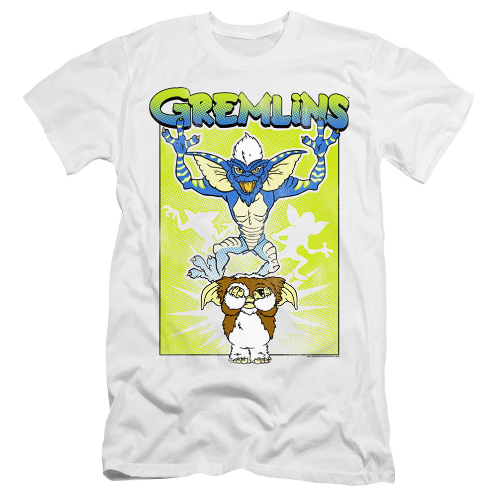 Gremlins Be Afraid - Men's Premium Slim Fit T-Shirt Men's Premium Slim Fit T-Shirt Gremlins