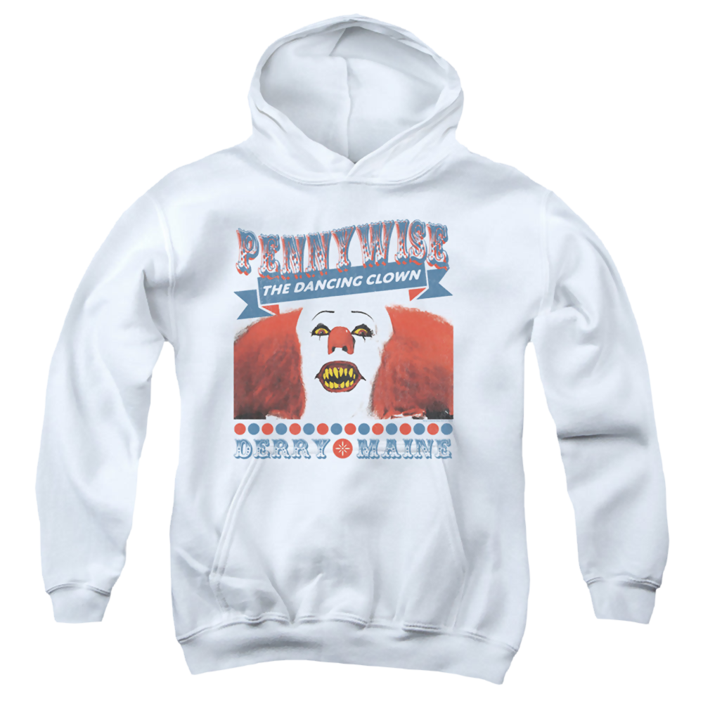 IT TV Miniseries The Dancing Clown - Youth Hoodie Youth Hoodie (Ages 8-12) IT