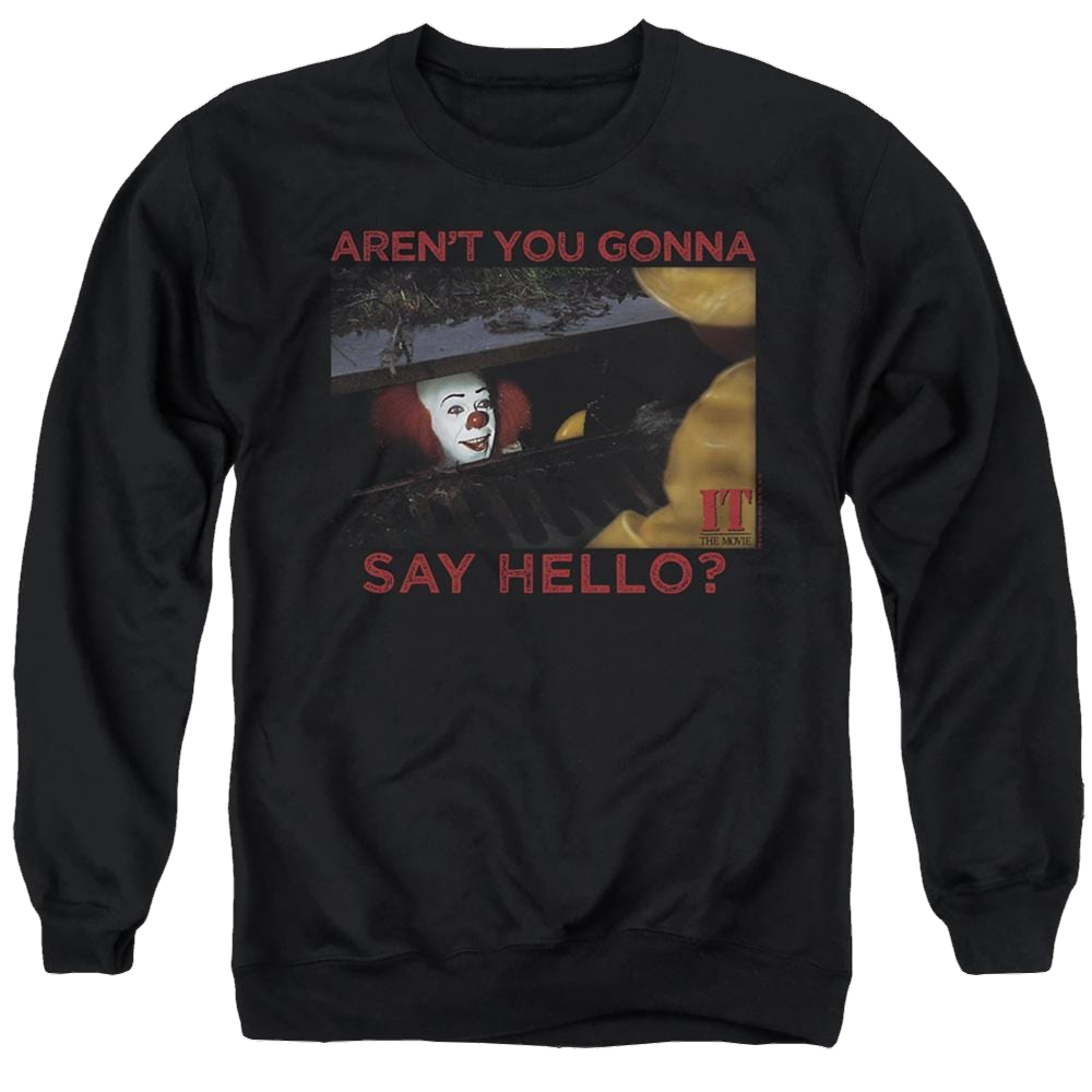 It Tv Miniseries Hello - Men's Crewneck Sweatshirt Men's Crewneck Sweatshirt IT