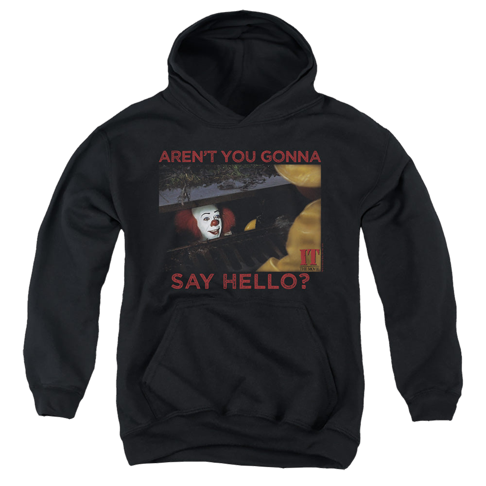 IT TV Miniseries Hello - Youth Hoodie Youth Hoodie (Ages 8-12) IT