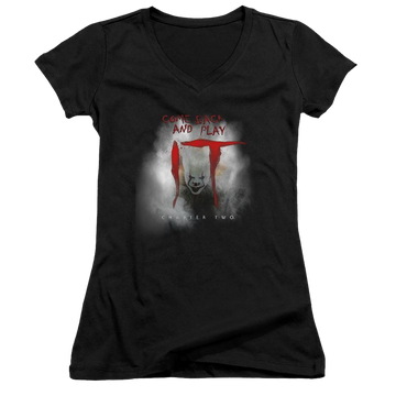 It Come Back And Play - Juniors V-Neck T-Shirt Juniors V-Neck T-Shirt IT
