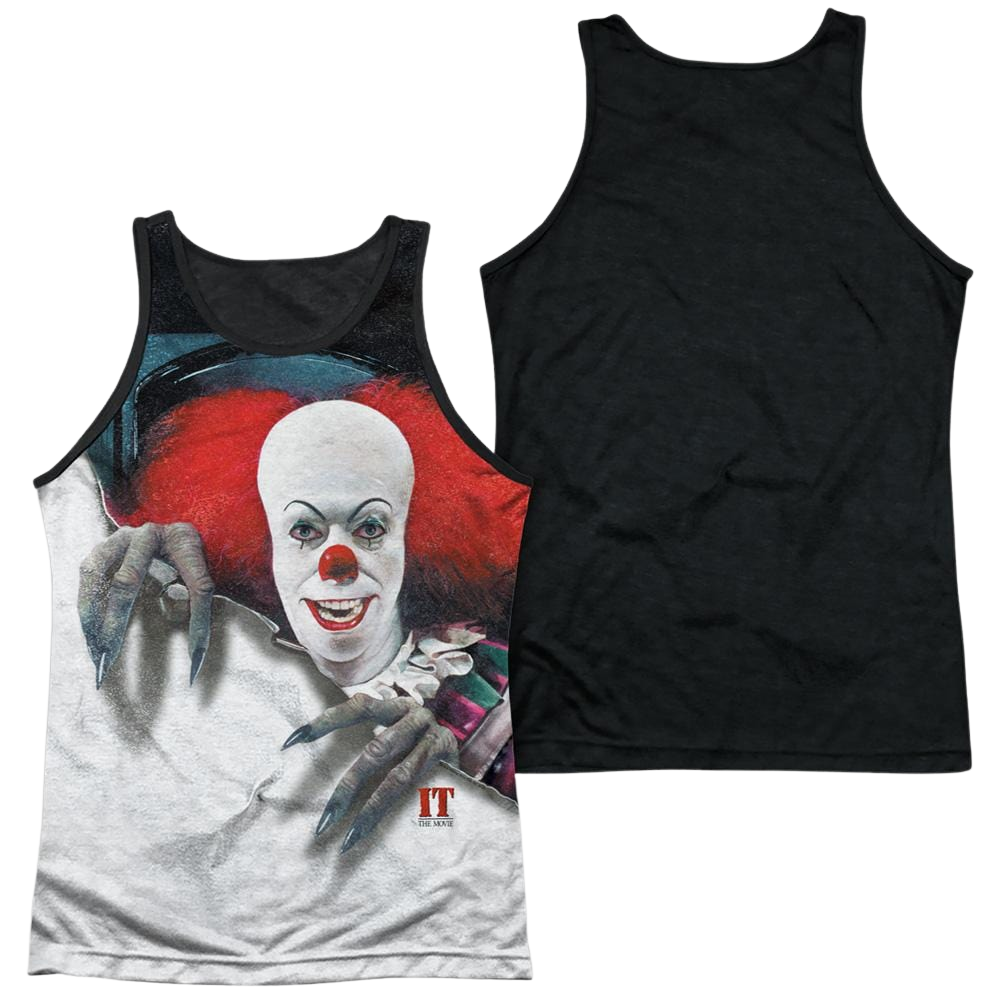 IT TV Miniseries Pennywise It - Men's Black Back Tank Top Men's Black Back Tank IT