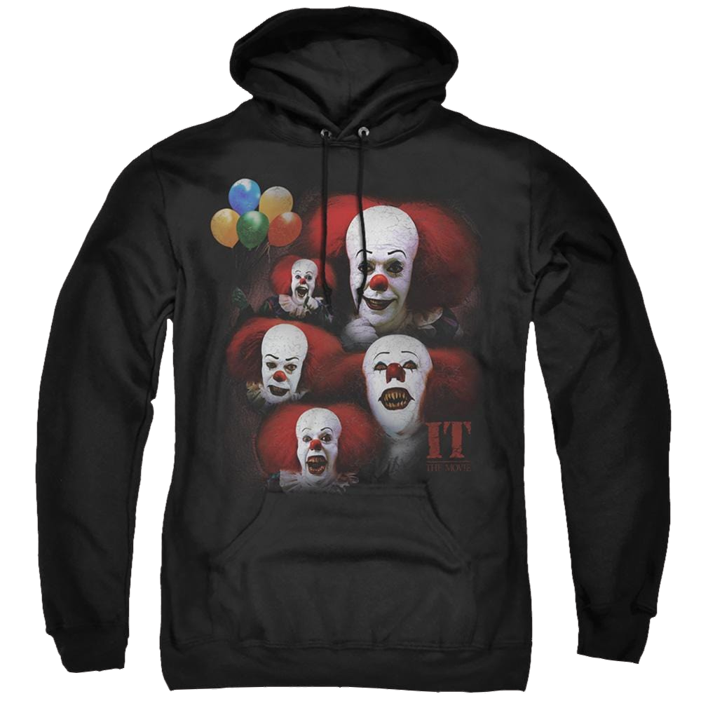 It Tv Miniseries Many Faces Of Pennywise - Pullover Hoodie Pullover Hoodie IT