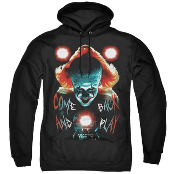 Black pullover hoodie with IT Dead Lights graphic