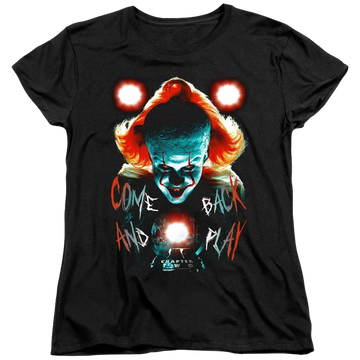 Black women's t-shirt with IT Dead Lights graphic