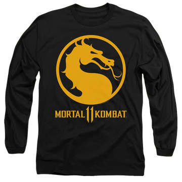 Mortal Kombat Dragon Logo - Men's Long Sleeve T-Shirt Men's Long Sleeve T-Shirt Mortal Kombat