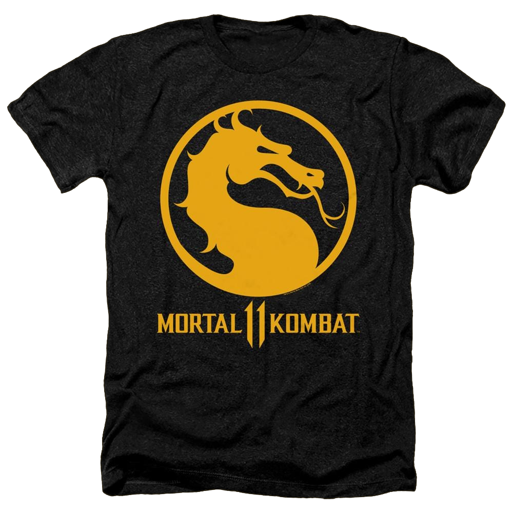 Mortal Kombat Dragon Logo - Men's Heather T-Shirt Men's Heather T-Shirt Mortal Kombat