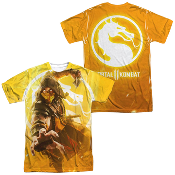 Mortal Kombat Scorpion - Men's All-Over Print T-Shirt Men's All-Over Print T-Shirt Mortal Kombat