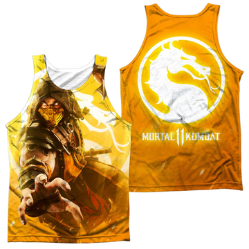 Mortal Kombat Scorpion - Men's All Over Print Tank Top Men's All Over Print Tank Mortal Kombat