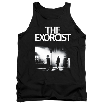 Black men's tank with Exorcist Poster graphic
