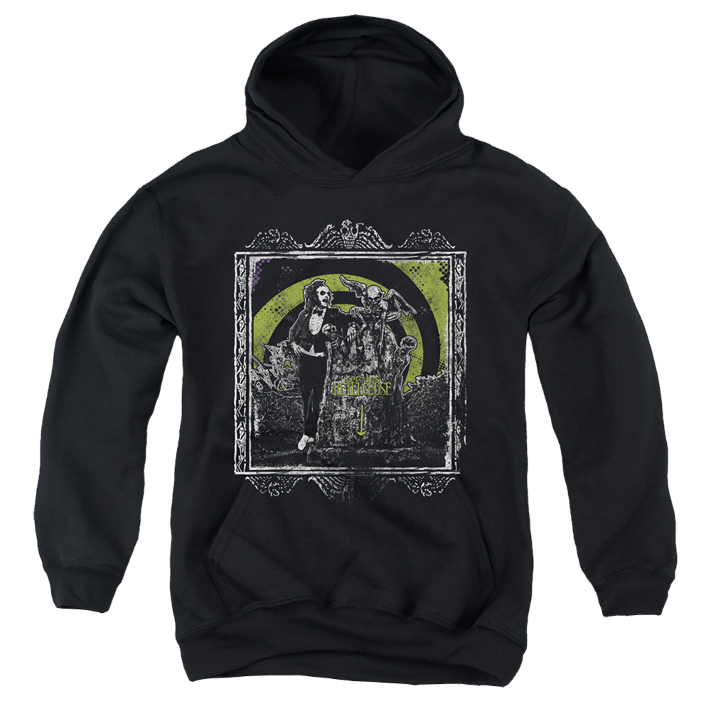 Beetlejuice Here Lies - Youth Hoodie Youth Hoodie (Ages 8-12) Beetlejuice