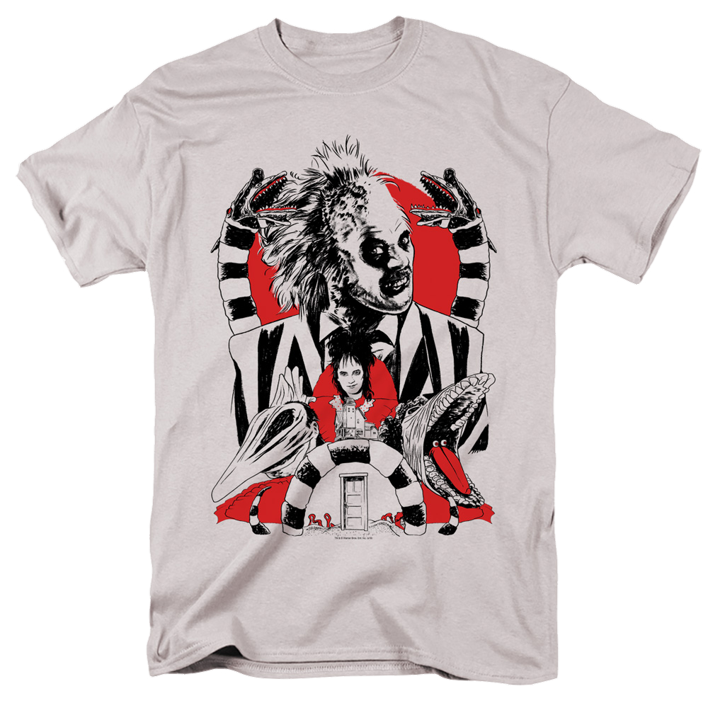 Beetlejuice Beetlejuice Collage - Men's Regular Fit T-Shirt Men's Regular Fit T-Shirt Beetlejuice