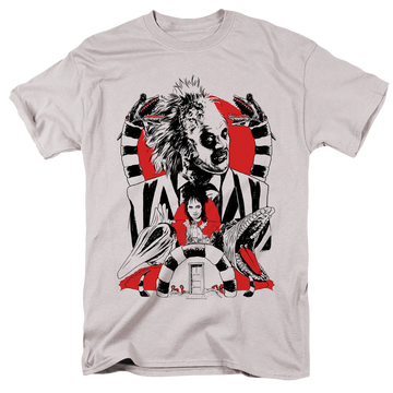 Beetlejuice Beetlejuice Collage - Men's Regular Fit T-Shirt Men's Regular Fit T-Shirt Beetlejuice