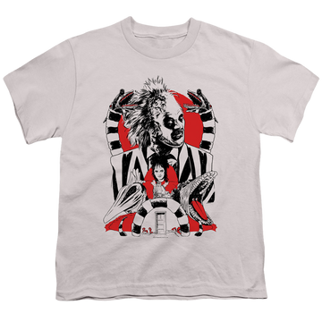 Beetlejuice Beetlejuice Collage - Youth T-Shirt Youth T-Shirt (Ages 8-12) Beetlejuice