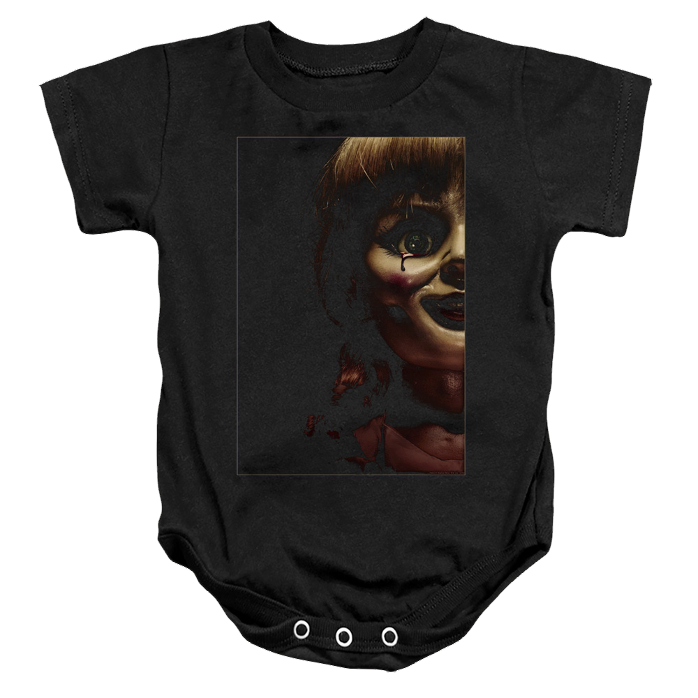 Annabelle Doll Tear - Baby Bodysuit Baby Bodysuit Annabelle