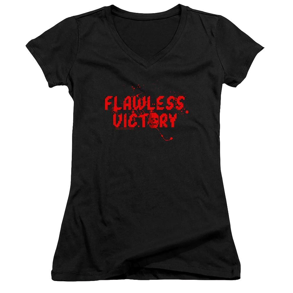 Mortal Kombat Flawless Victory - Juniors V-Neck T-Shirt Juniors V-Neck T-Shirt Mortal Kombat
