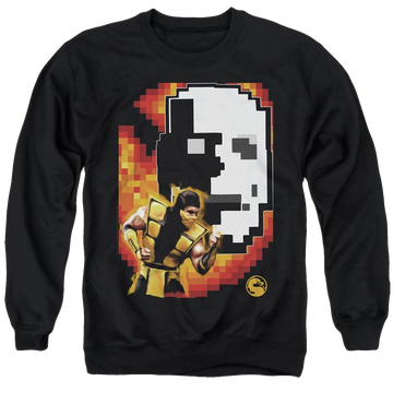 Mortal Kombat Scorpion - Men's Crewneck Sweatshirt Men's Crewneck Sweatshirt Mortal Kombat