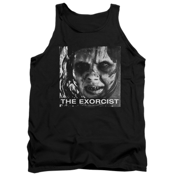 Black men's tank with Exorcist Regan Approach graphic