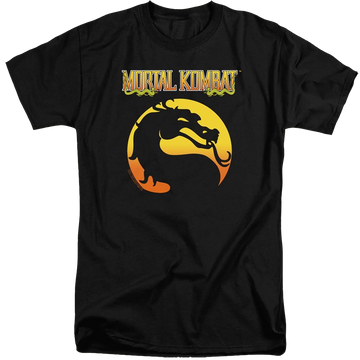Mortal Kombat Logo - Men's Tall Fit T-Shirt Men's Tall Fit T-Shirt Mortal Kombat