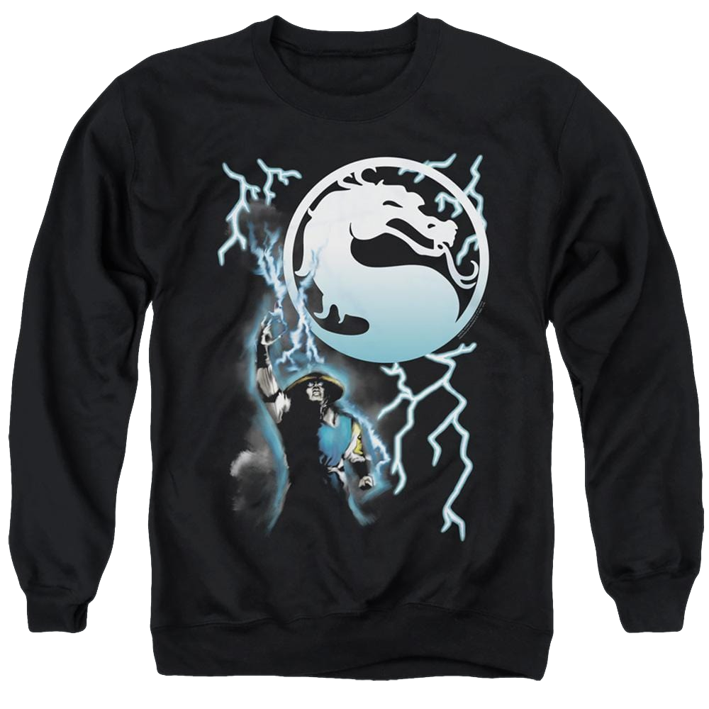 Mortal Kombat Raiden - Men's Crewneck Sweatshirt Men's Crewneck Sweatshirt Mortal Kombat