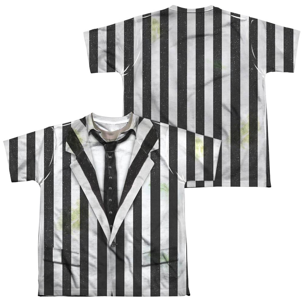 Beetlejuice Beetlejuice Suit - Youth All-Over Print T-Shirt Youth All-Over Print T-Shirt (Ages 8-12) Beetlejuice