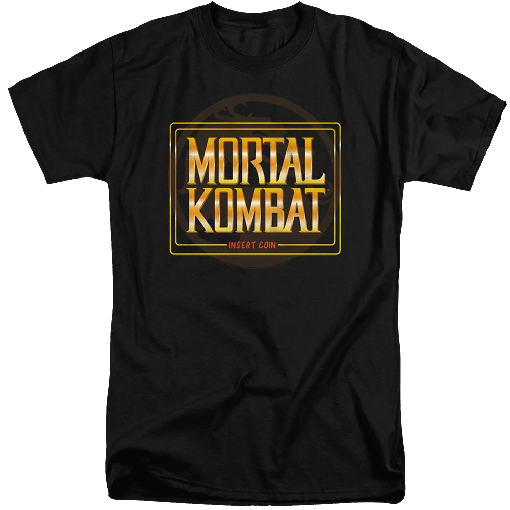 Mortal Kombat Insert Coin - Men's Tall Fit T-Shirt Men's Tall Fit T-Shirt Mortal Kombat