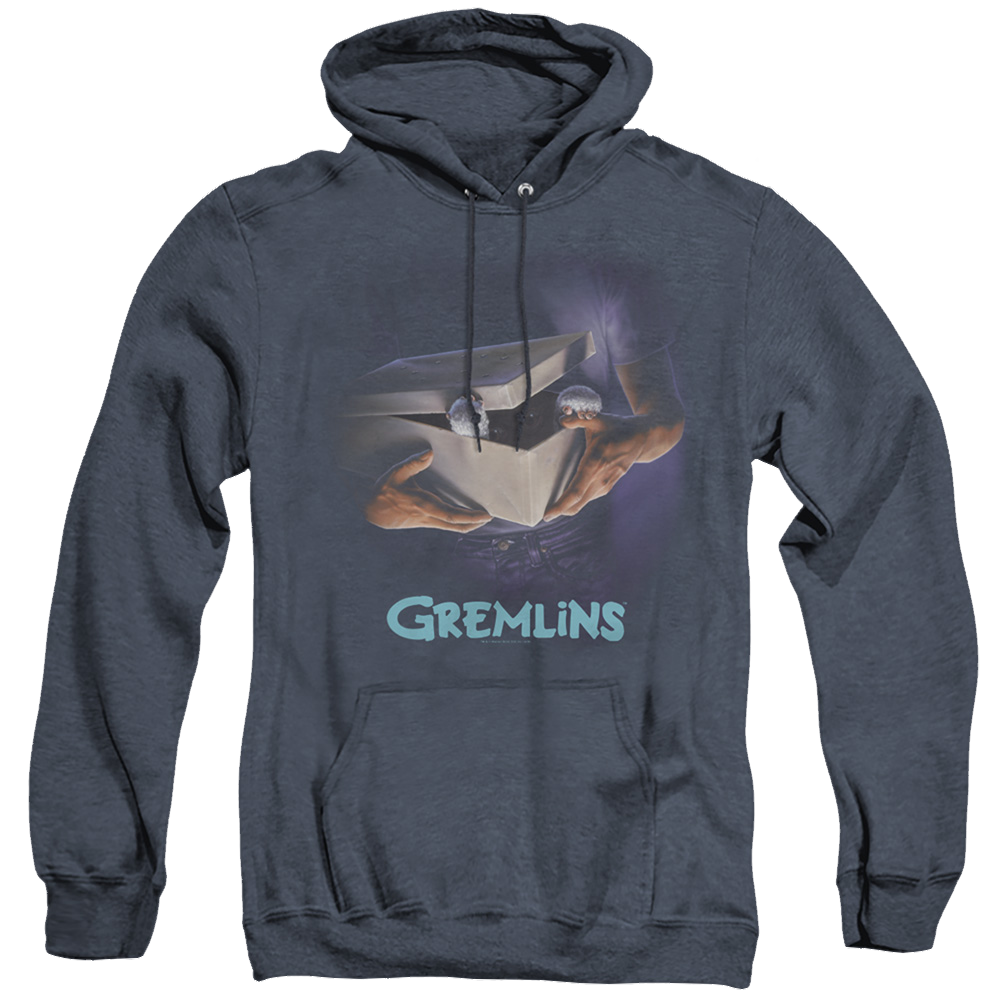 Gremlins Original Poster - Heather Pullover Hoodie Heather Pullover Hoodie Gremlins