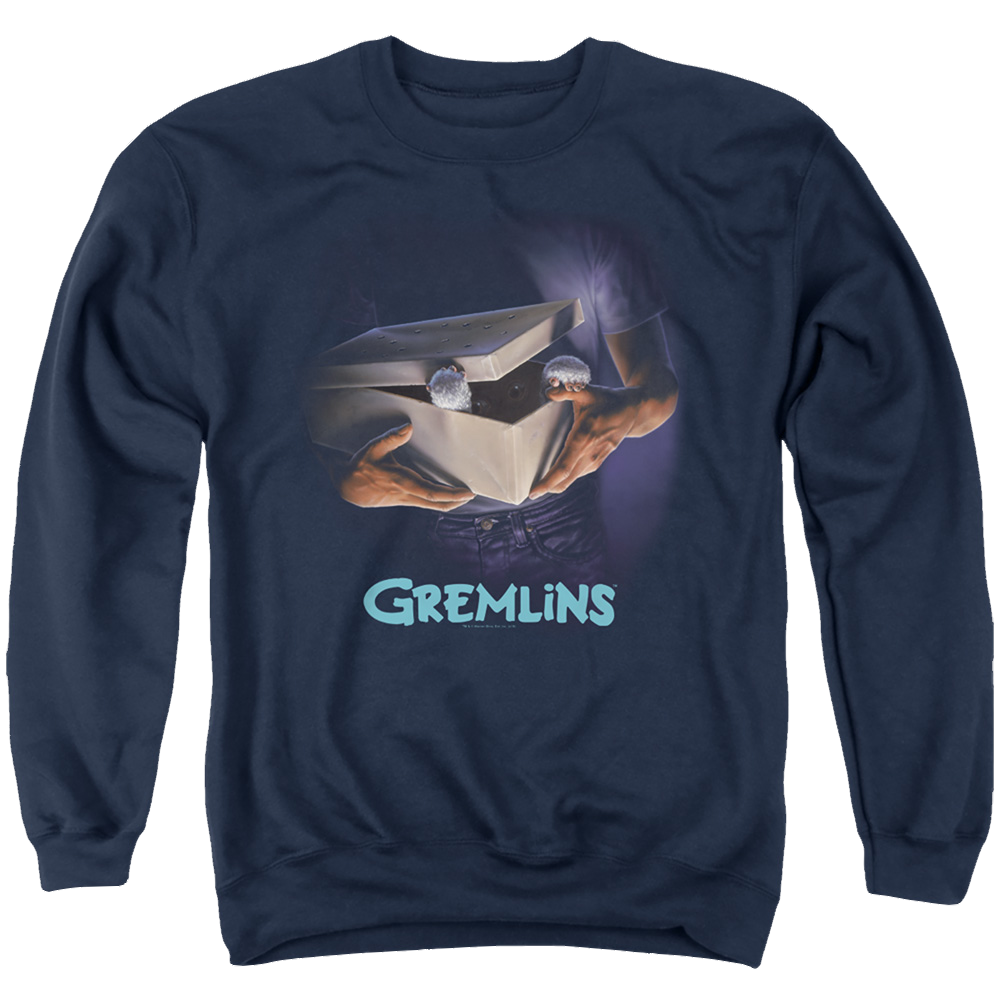 Gremlins Original Poster - Men's Crewneck Sweatshirt Men's Crewneck Sweatshirt Gremlins