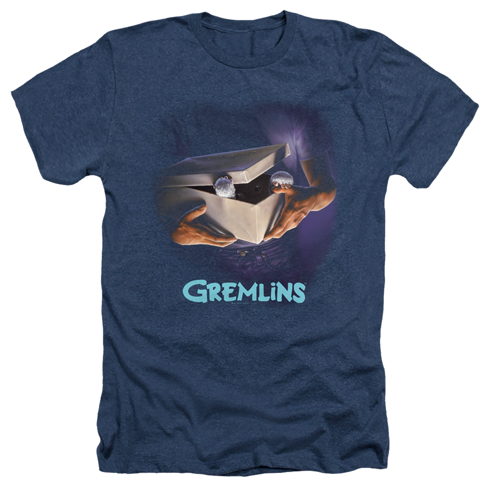 Gremlins Original Poster - Men's Heather T-Shirt Men's Heather T-Shirt Gremlins
