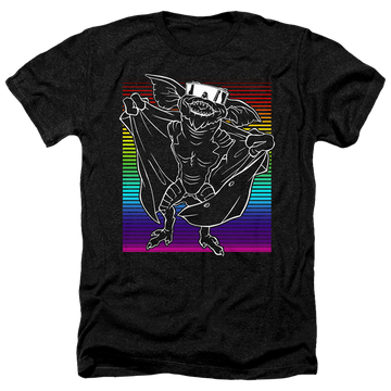 Charcoal men's heather t-shirt with Gremlins Cool Gradient graphic