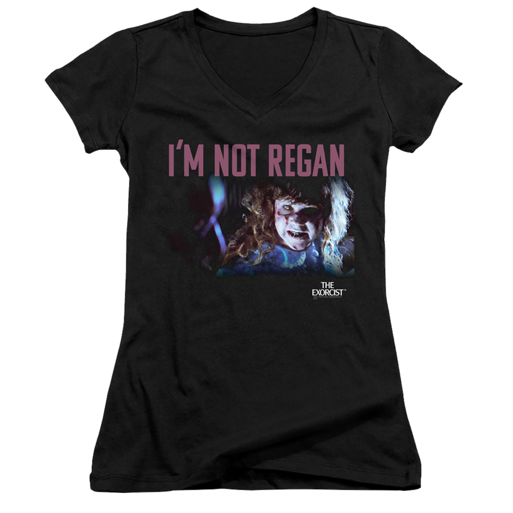 Exorcist, The Your Mother - Juniors V-Neck T-Shirt Juniors V-Neck T-Shirt Exorcist