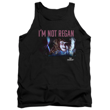 Black men's tank with Exorcist Your Mother graphic