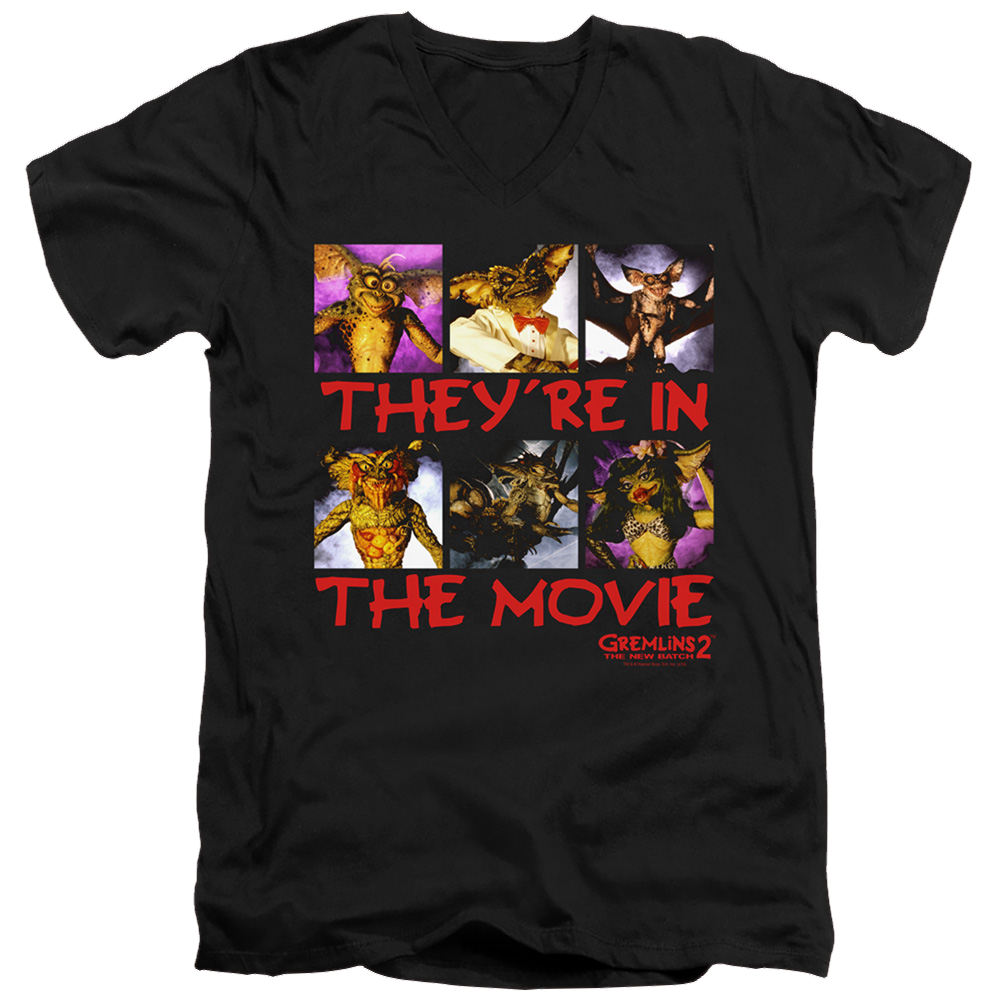Gremlins In The Movie - Men's V-Neck T-Shirt Men's V-Neck T-Shirt Gremlins