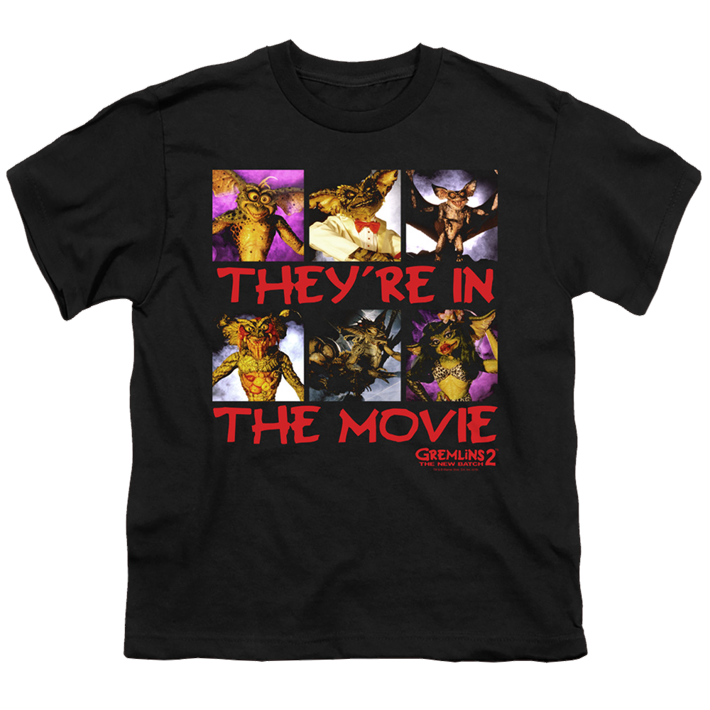 Gremlins In The Movie - Youth T-Shirt Youth T-Shirt (Ages 8-12) Gremlins