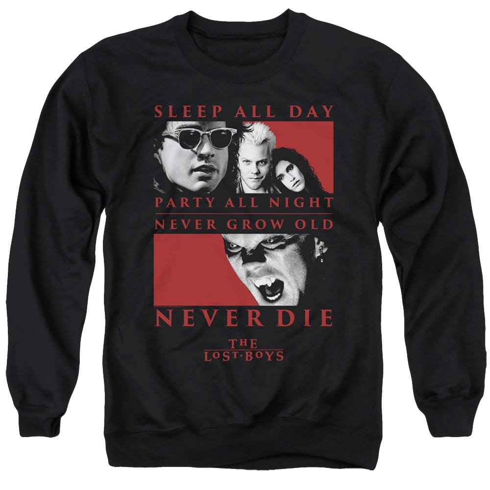 Lost Boys, The Never Die - Men's Crewneck Sweatshirt Men's Crewneck Sweatshirt Lost Boys