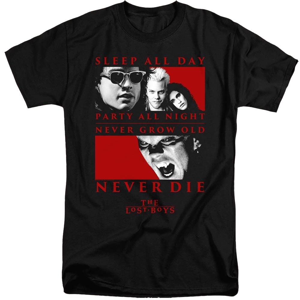 Lost Boys, The Never Die - Men's Tall Fit T-Shirt Men's Tall Fit T-Shirt Lost Boys