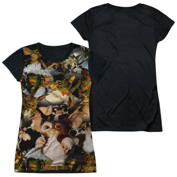 Pack Of Gremlins juniors black back t-shirt