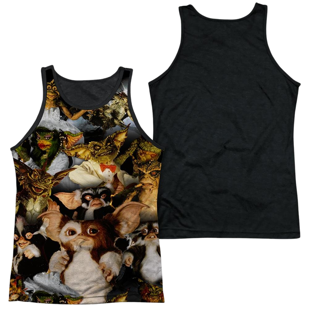 Gremlins Pack Of Gremlins - Men's Black Back Tank Top Men's Black Back Tank Gremlins