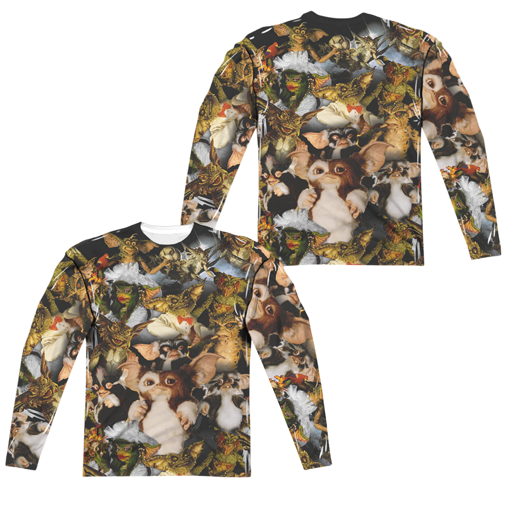 Gremlins Pack Of Gremlins - Men's All-Over Print Long Sleeve Men's All-Over Print Long Sleeve Gremlins