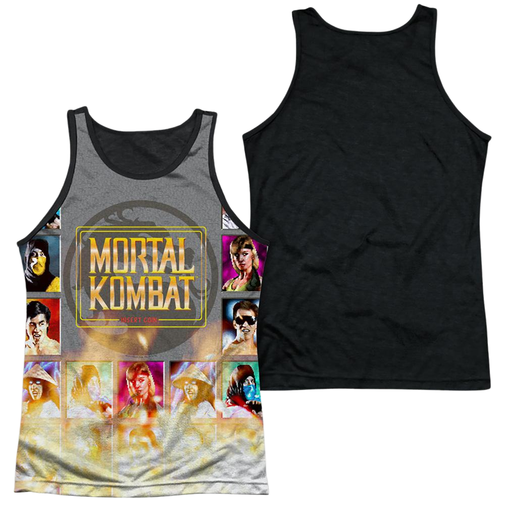 Mortal Kombat Choose Your Fighter - Men's Black Back Tank Top Men's Black Back Tank Mortal Kombat
