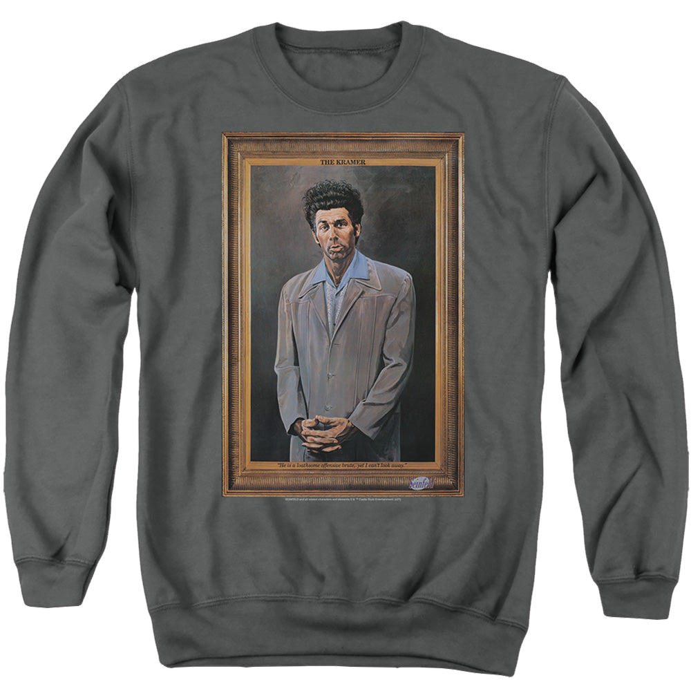 Seinfeld Kramer Portrait - Men's Crewneck Sweatshirt Men's Crewneck Sweatshirt Seinfeld