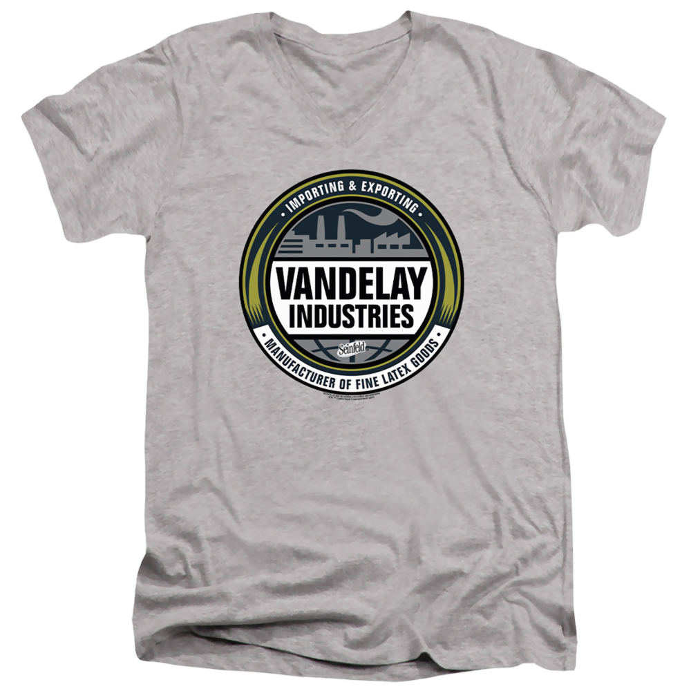Seinfeld Vendelay Logo - Men's V-Neck T-Shirt Men's V-Neck T-Shirt Seinfeld