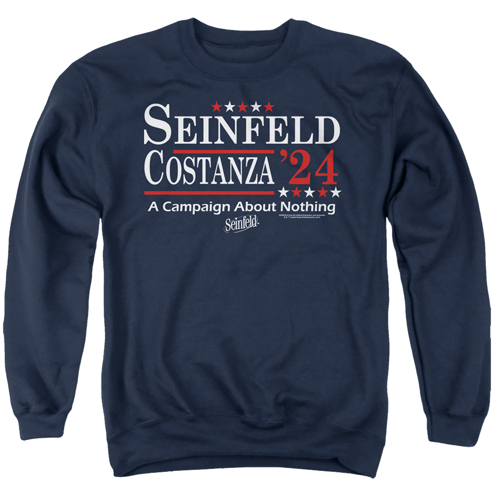Seinfeld Election Tee - Men's Crewneck Sweatshirt Men's Crewneck Sweatshirt Seinfeld