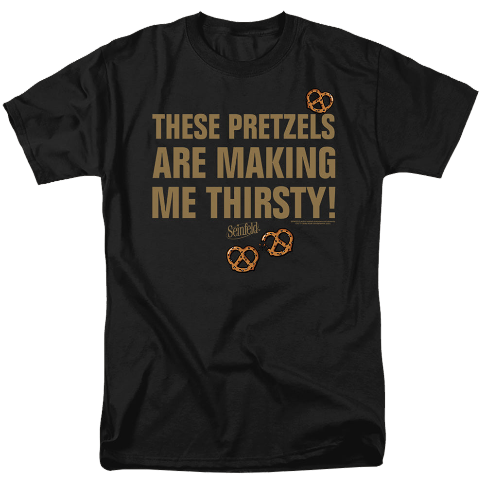 Seinfeld Pretzels Thirsty - Men's Regular Fit T-Shirt Men's Regular Fit T-Shirt Seinfeld